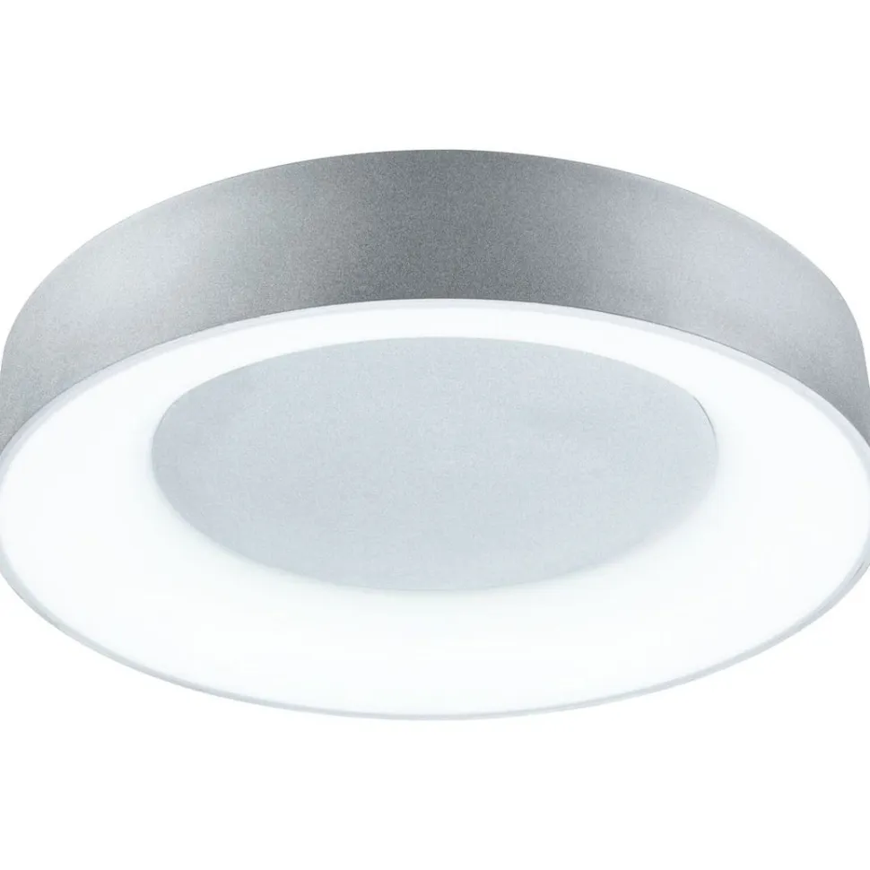 LED-kattovalaisin Paulmann Casca, IP44, 2100lm, 23W, säädettävä värilämpötila, matta-alumiini