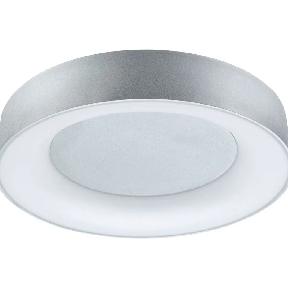 LED-kattovalaisin Paulmann Casca, IP44, 2100lm, 23W, säädettävä värilämpötila, matta-alumiini