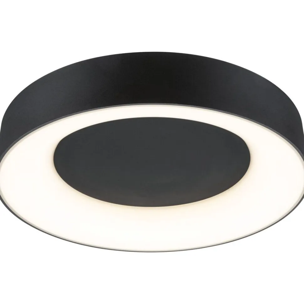 LED-kattovalaisin Paulmann Casca, IP44, 2100lm, 23W, säädettävä värilämpötila, matta-alumiini