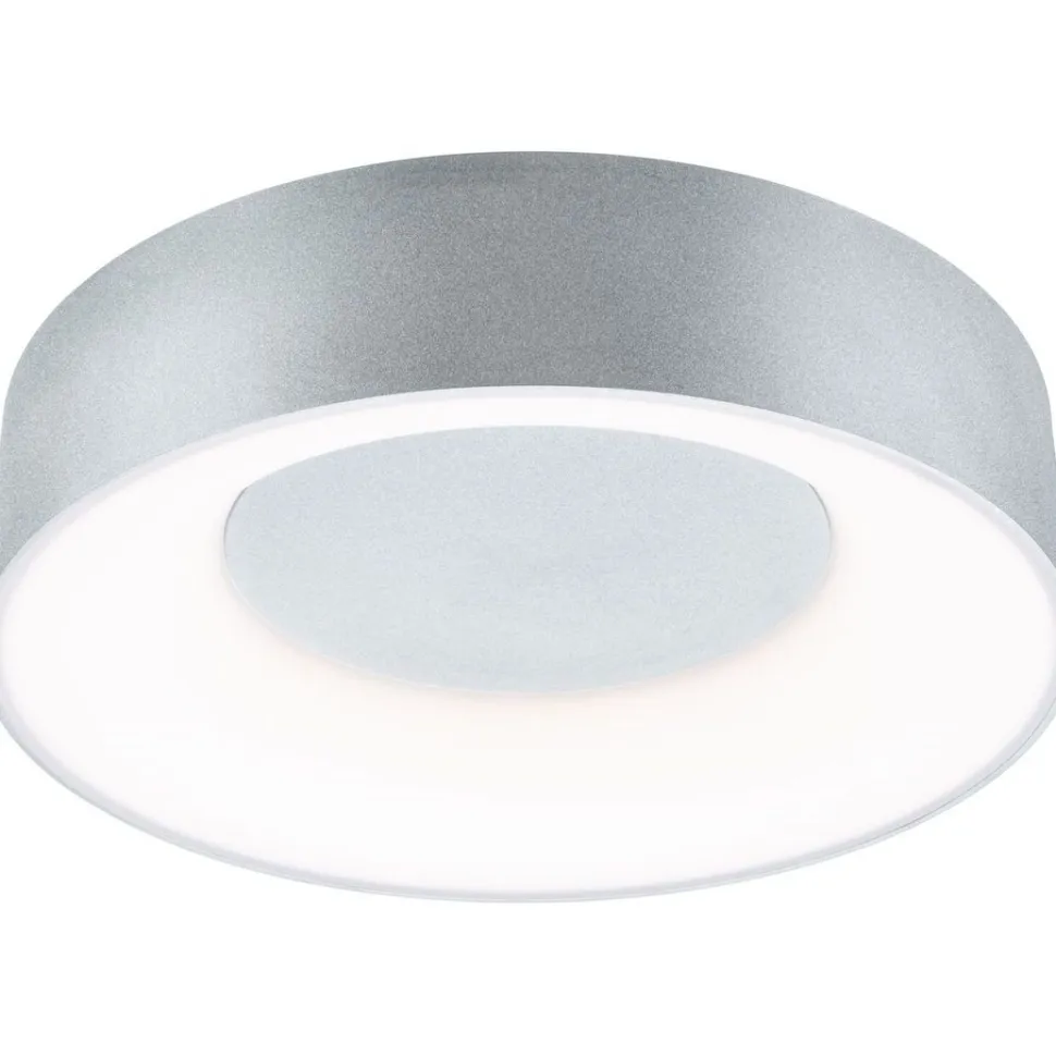 LED-kattovalaisin Paulmann Casca, IP44, 1500lm, 16W, säädettävä värilämpötila, mattamusta