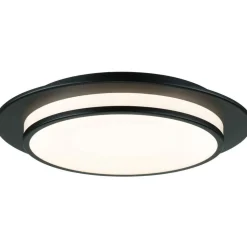 LED-kattovalaisin Paulmann Egron, 2700K, himmennettävä, mattamusta
