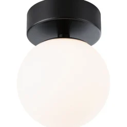 LED-kattovalaisin Paulmann Gove, 12cm, IP44, 3000K, mattamusta