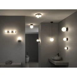 LED-kattovalaisin Paulmann Gove, 12cm, IP44, 3000K, mattamusta