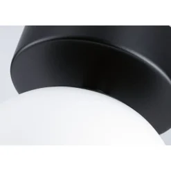 LED-kattovalaisin Paulmann Gove, 12cm, IP44, 3000K, mattamusta