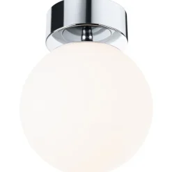 LED-kattovalaisin Paulmann Gove, 17cm, IP44, 3000K, mattamusta