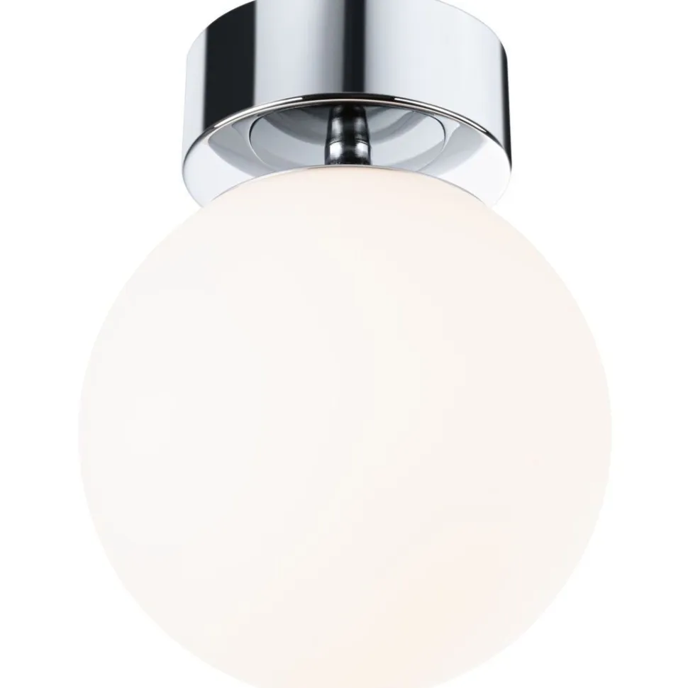 LED-kattovalaisin Paulmann Gove, 17cm, IP44, 3000K, mattamusta