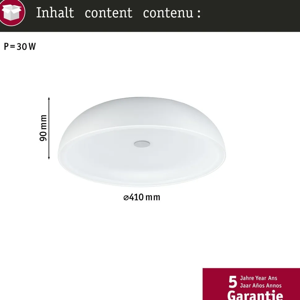 LED-kattovalaisin Paulmann Jaron, 2700K, himmennettävä, eri värejä
