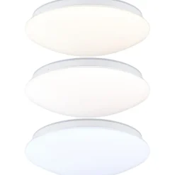 LED-kattovalaisin Paulmann Leonis II, Ø28cm, IP44, 3000-5700K, 1750lm, 230V, 16.5W, hämäräohjattu liiketunnistin (HF), himmennettävä, valkoinen