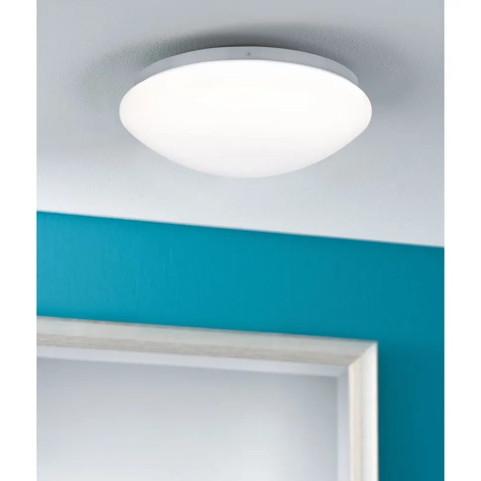 LED-kattovalaisin Paulmann Leonis, IP44, 4000K, 780lm, 10.5W, liiketunnistin, valkoinen