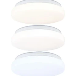 LED-kattovalaisin Paulmann Luiana, Ø28cm, IP44, 3000-5700K, 1750lm, 230V, 16.5W, hämäräohjattu liiketunnistin (HF), himmennettävä, valkoinen