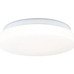 LED-kattovalaisin Paulmann Luiana, Ø28cm, IP44, 3000-5700K, 1750lm, 230V, 16.5W, hämäräohjattu liiketunnistin (HF), himmennettävä, valkoinen