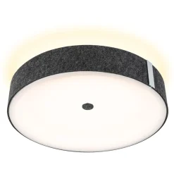 LED-kattovalaisin Paulmann Malika Ø40cm Smart Home Zigbee 3.0 2500lm 26W himmennettävä antrasiitti