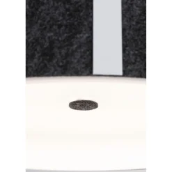 LED-kattovalaisin Paulmann Malika Ø40cm Smart Home Zigbee 3.0 2500lm 26W himmennettävä antrasiitti