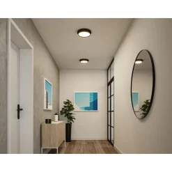 LED-kattovalaisin Paulmann Malik, 2700K, himmennettävä, mattamusta