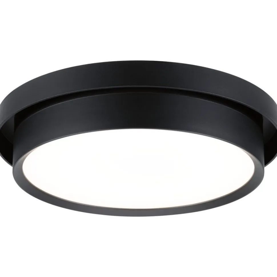 LED-kattovalaisin Paulmann Malik, 2700K, himmennettävä, mattamusta
