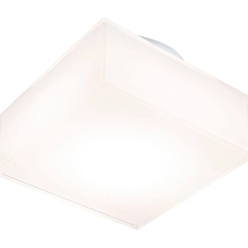 LED-kattovalaisin Paulmann Maro Square, IP44, 3000K, valkoinen