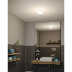 LED-kattovalaisin Paulmann Maro Square, IP44, 3000K, valkoinen