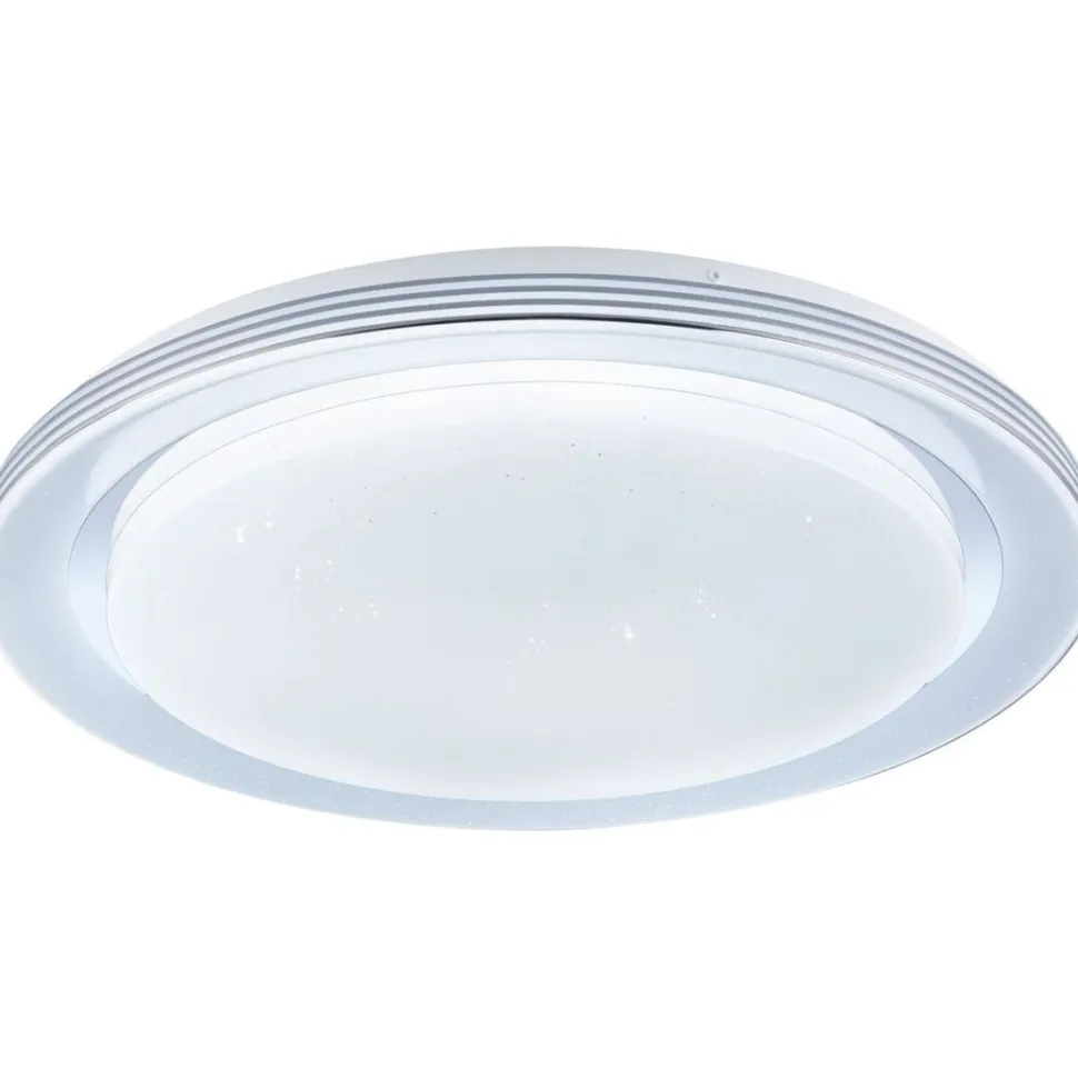 LED-kattovalaisin Paulmann Rainbow, RGBW+, 2800lm, 38.5W, himmennettävä, kromi/valkoinen
