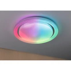LED-kattovalaisin Paulmann Rainbow, RGBW+, 2800lm, 38.5W, himmennettävä, kromi/valkoinen