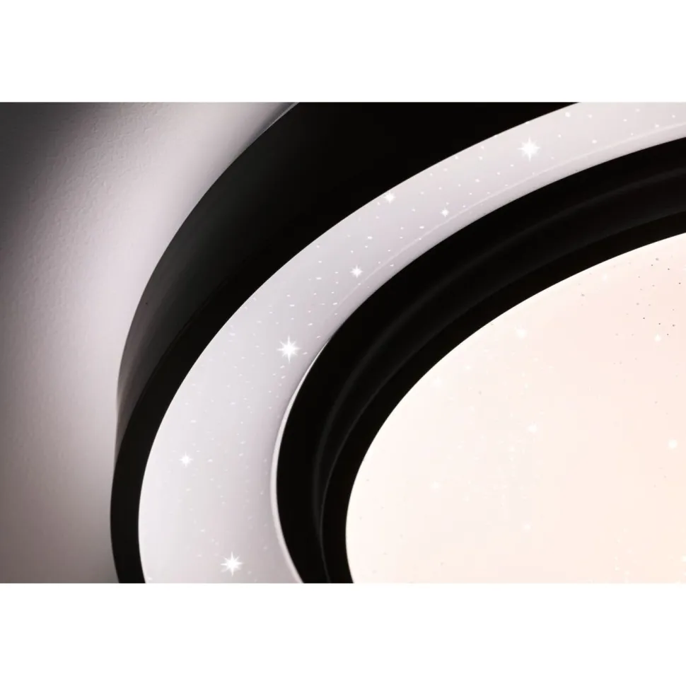 LED-kattovalaisin Paulmann Rainbow, RGBW+, 750lm, 22W, himmennettävä, musta/valkoinen