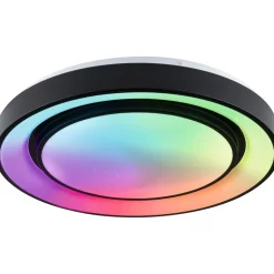 LED-kattovalaisin Paulmann Rainbow, RGBW+, 1500lm, 38.5W, himmennettävä, musta/valkoinen