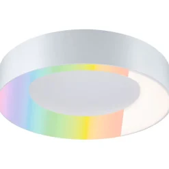 LED-kattovalaisin Paulmann Smart Home Zigbee 3.0 Casca, Ø40cm, IP44, RGBW+, 1750lm, 230V, 20W, himmennettävä, mattamusta