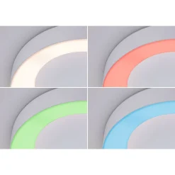 LED-kattovalaisin Paulmann Smart Home Zigbee 3.0 Casca, Ø40cm, IP44, RGBW+, 1750lm, 230V, 20W, himmennettävä, mattamusta