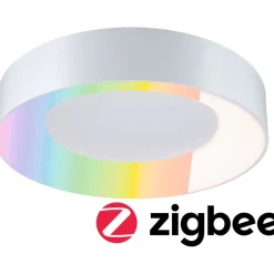 LED-kattovalaisin Paulmann Smart Home Zigbee 3.0 Casca, Ø40cm, IP44, RGBW+, 1750lm, 230V, 20W, himmennettävä, mattamusta