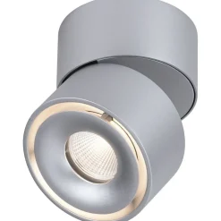 LED-kattovalaisin Paulmann Spircle, Ø78mm, 8W, 550lm, 3000K, mattamusta
