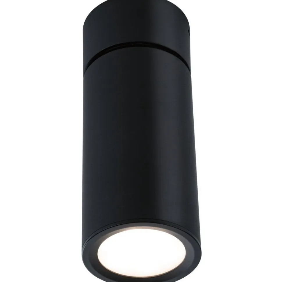 LED-kattovalaisin Paulmann Turnal Coin, 2700K, 470lm, 6W, himmennettävä, mattamusta