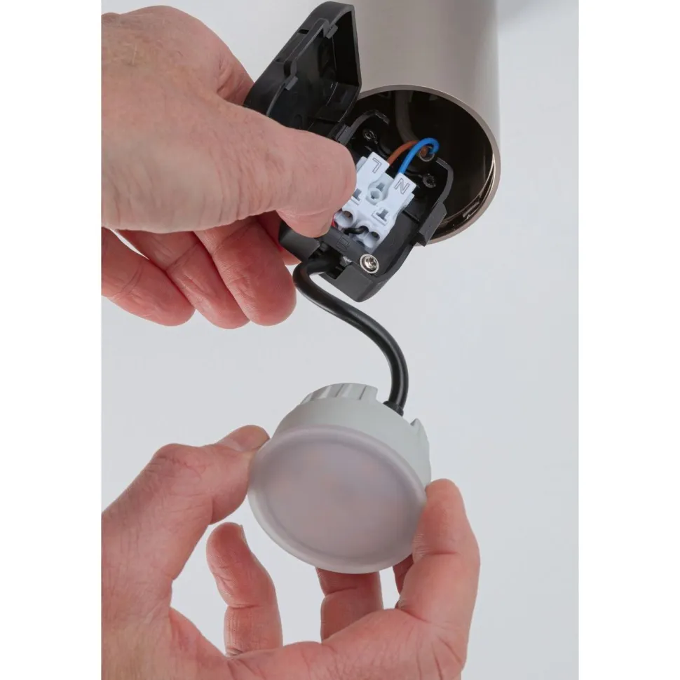 LED-kattovalaisin Paulmann Turnal Coin, 2700K, 470lm, 6W, himmennettävä, mattamusta