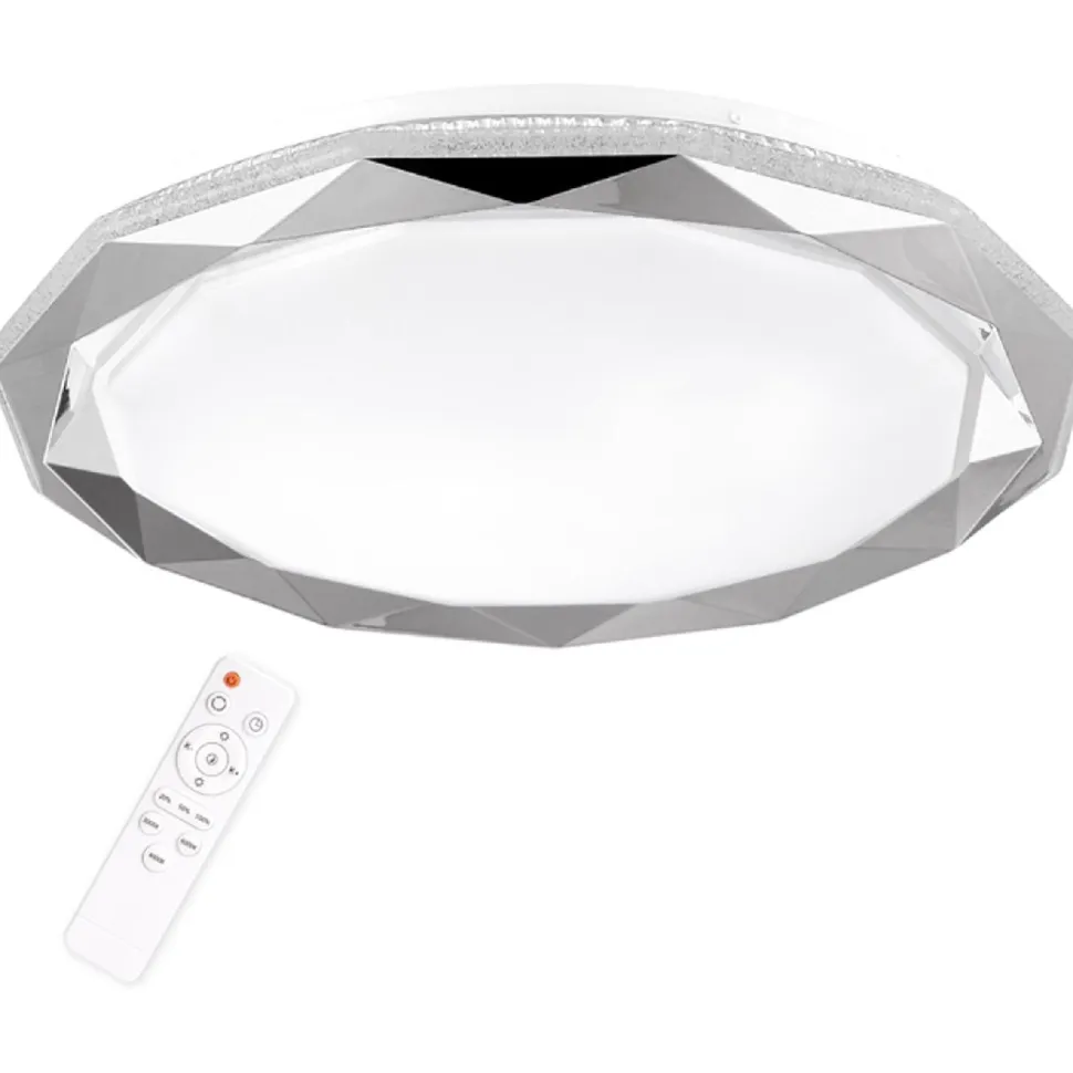 LED-kattovalaisin Polux Glossy CCT, 72W 510mm