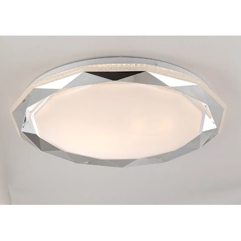 LED-kattovalaisin Polux Glossy CCT, 72W 510mm