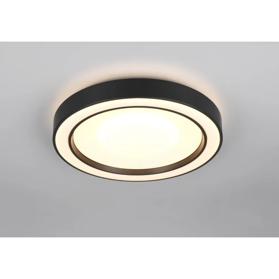 LED-kattovalaisin Trio Arco RGBW 40cm musta