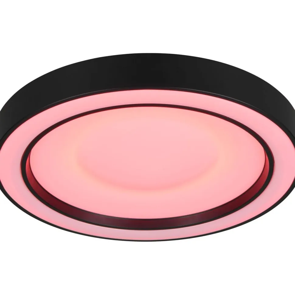 LED-kattovalaisin Trio Arco RGBW 40cm musta