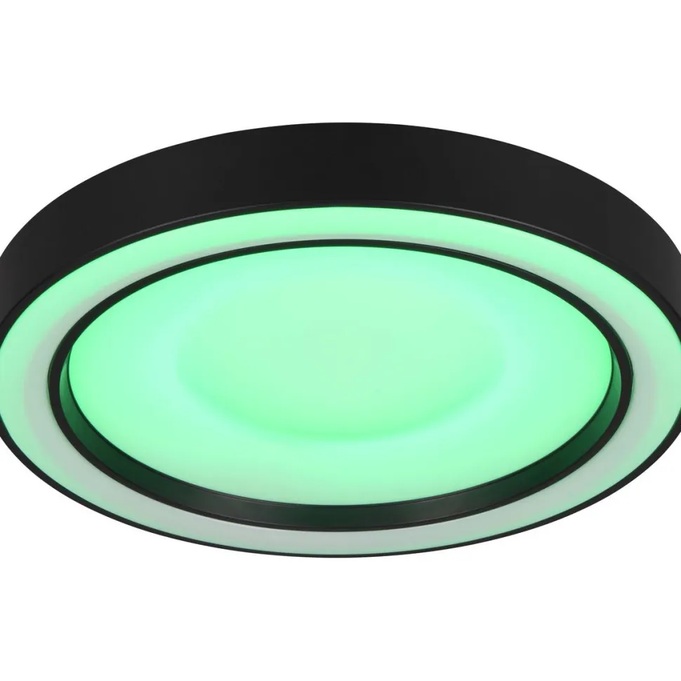 LED-kattovalaisin Trio Arco RGBW 40cm musta