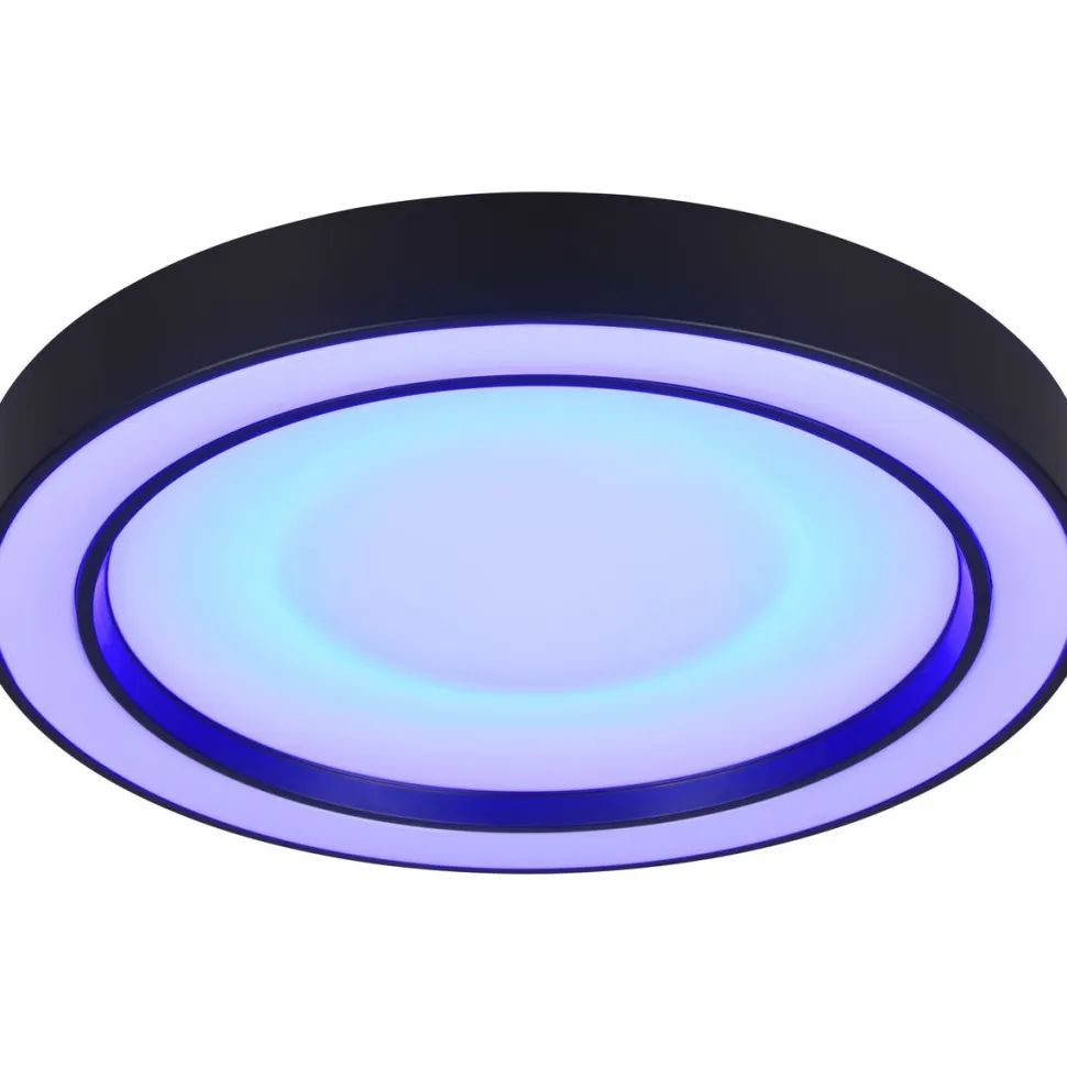 LED-kattovalaisin Trio Arco RGBW 40cm musta