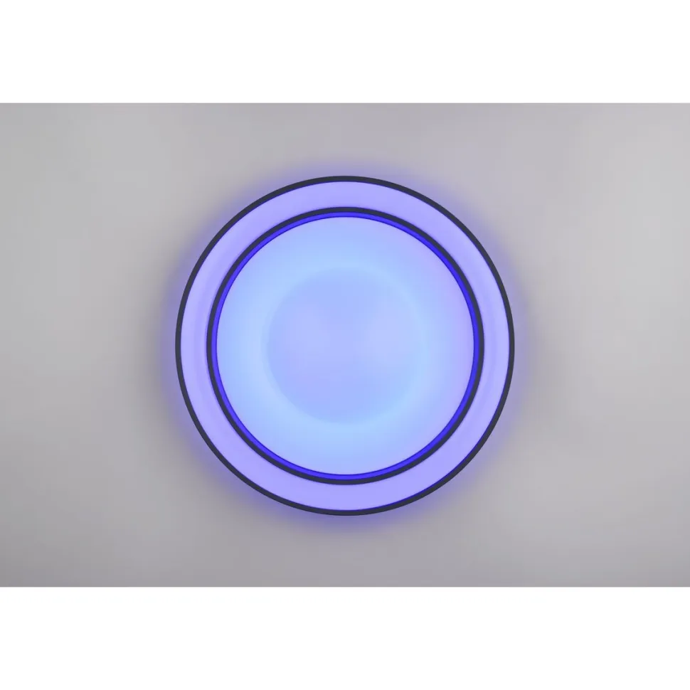 LED-kattovalaisin Trio Arco RGBW 40cm musta