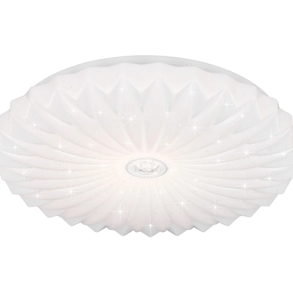 LED-kattovalaisin Trio Ataris, 38cm, valkoinen