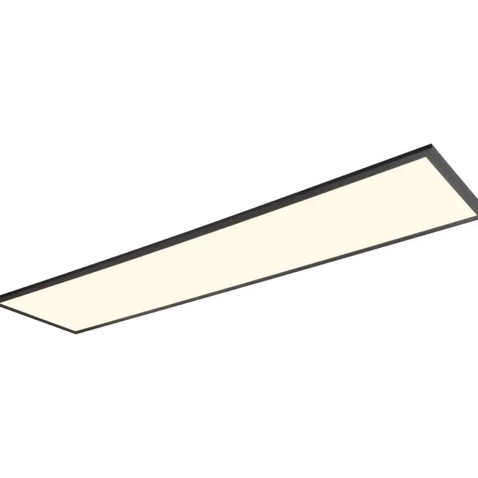 LED-kattovalaisin Trio Beta, 120cm, mattamusta, RGBW