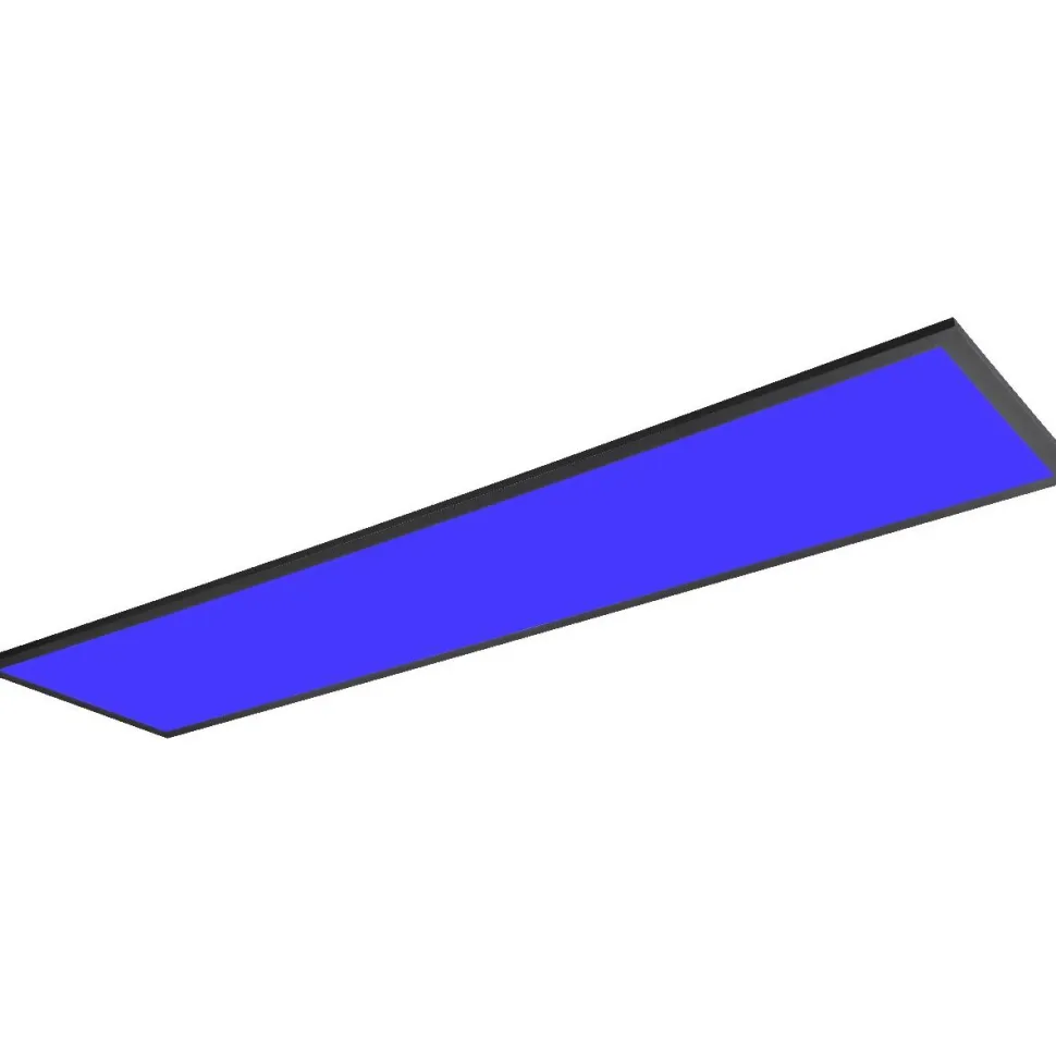 LED-kattovalaisin Trio Beta, 120cm, mattamusta, RGBW