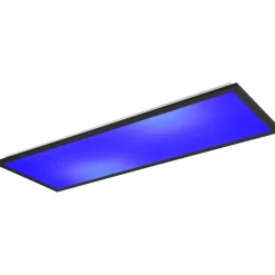 LED-kattovalaisin Trio Beta, 80cm, mattamusta, RGBW