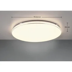 LED-kattovalaisin Trio Blanca, 53cm, valkoinen, eri vaihtoehtoja