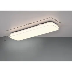 LED-kattovalaisin Trio Blanca, 60x17cm, valkoinen, eri vaihtoehtoja
