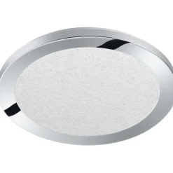 LED-kattovalaisin Trio Cesar ø260x30 mm IP44 kromi