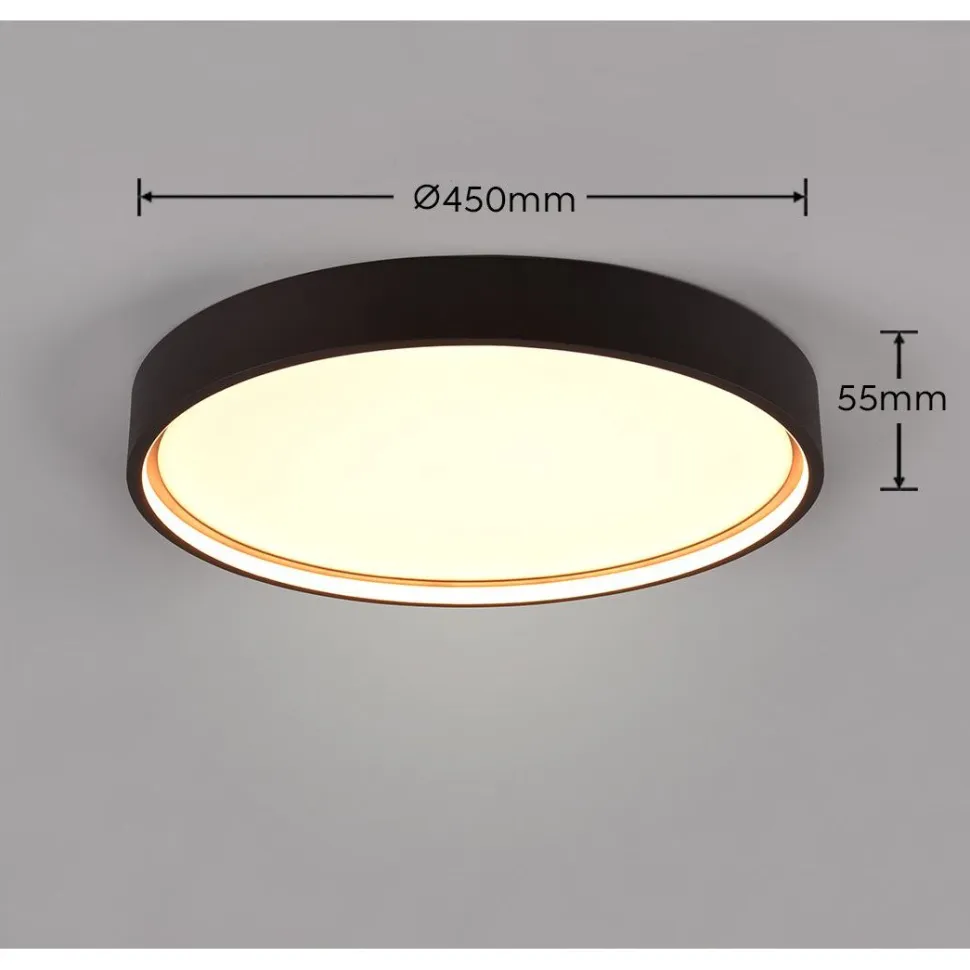 LED-kattovalaisin Trio Doha, 45cm, eri värejä