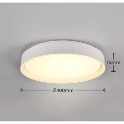 LED-kattovalaisin Trio Felis, 40cm, mattavalkoinen