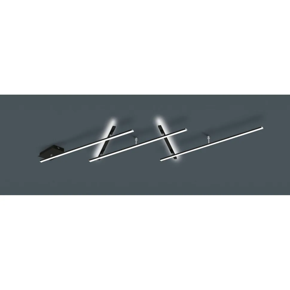 LED-kattovalaisin Trio Indira, 5-os, mattamusta