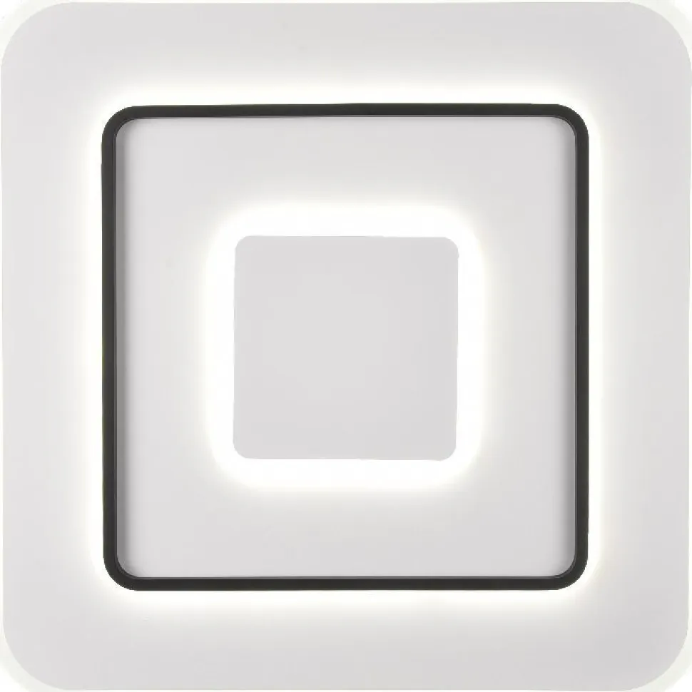 LED-kattovalaisin Trio Jora, 60x60cm, mattavalkoinen