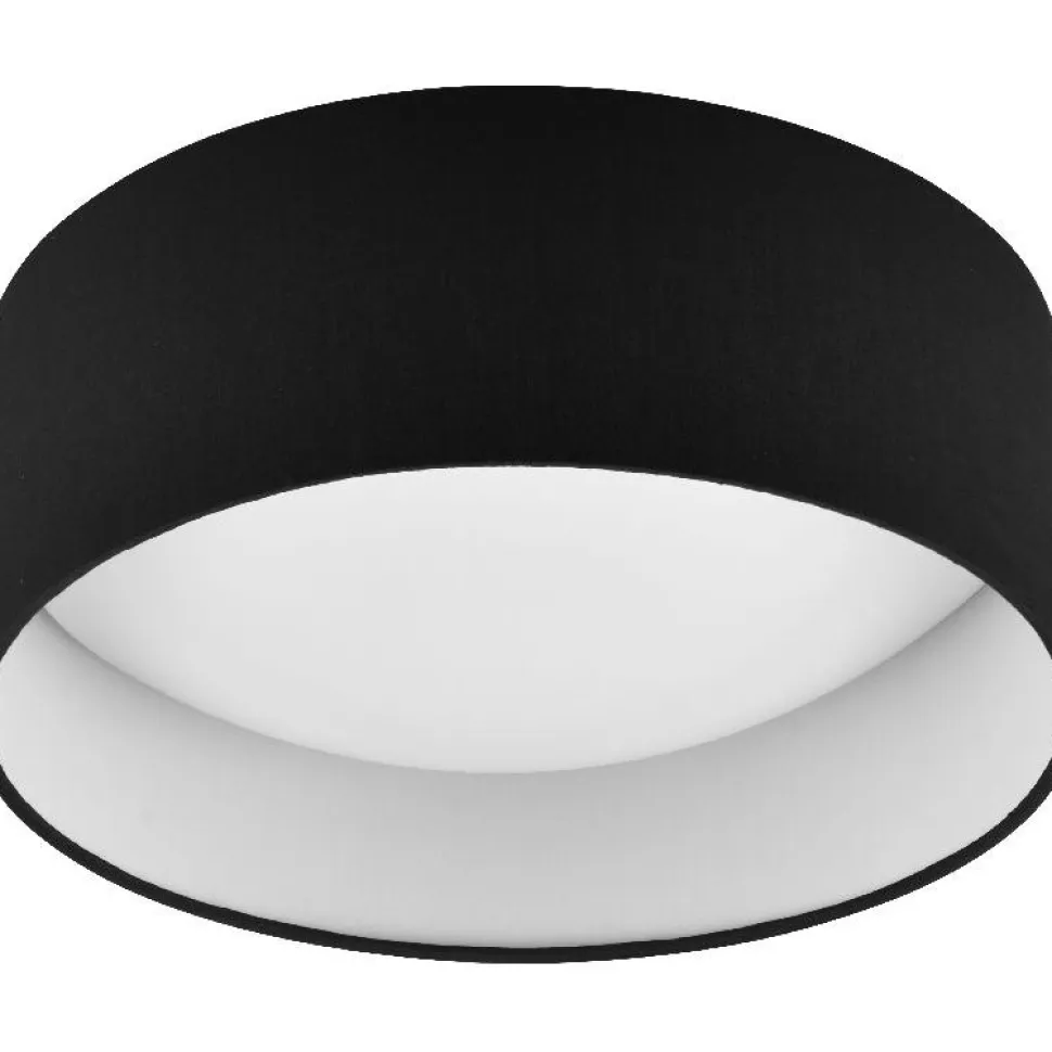 LED-kattovalaisin Trio Locarno, 28cm, harmaanruskea